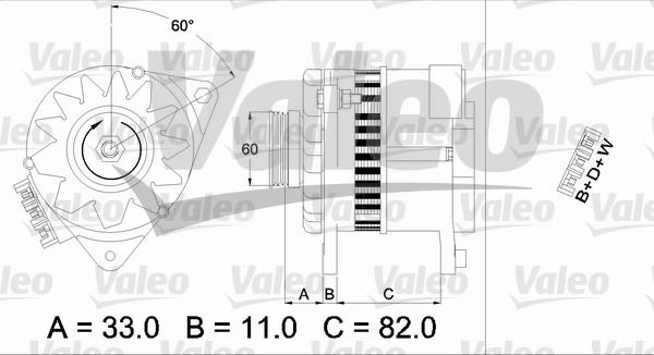 Valeo 437378 - Generator alexcarstop-ersatzteile.com