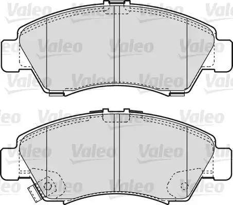 Valeo 598495 - Bremsbelagsatz, Scheibenbremse alexcarstop-ersatzteile.com