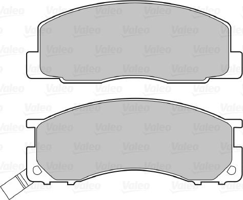 Valeo 598496 - Bremsbelagsatz, Scheibenbremse alexcarstop-ersatzteile.com