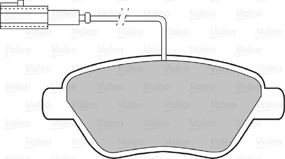 Valeo 598426 - Bremsbelagsatz, Scheibenbremse alexcarstop-ersatzteile.com