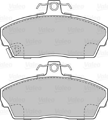 Valeo 598512 - Bremsbelagsatz, Scheibenbremse alexcarstop-ersatzteile.com