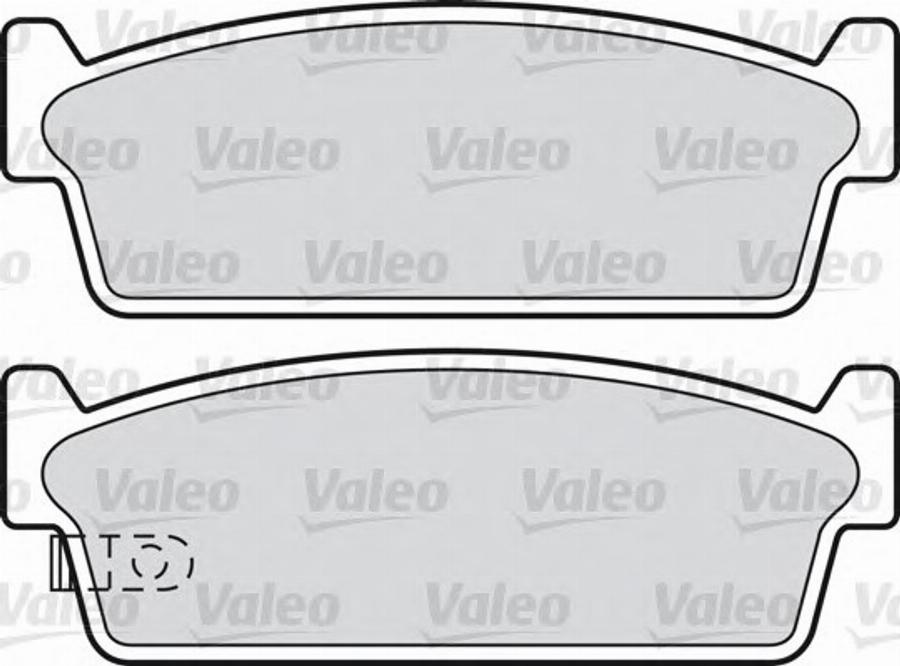 Valeo 598690 - Bremsbelagsatz, Scheibenbremse alexcarstop-ersatzteile.com