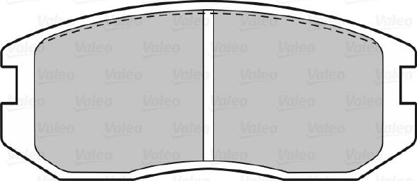 Valeo 598626 - Bremsbelagsatz, Scheibenbremse alexcarstop-ersatzteile.com