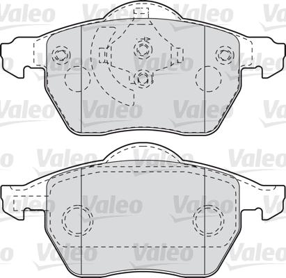 Valeo 598049 - Bremsbelagsatz, Scheibenbremse alexcarstop-ersatzteile.com