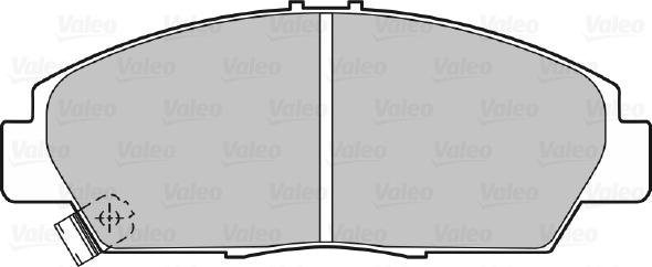 Valeo 598056 - Bremsbelagsatz, Scheibenbremse alexcarstop-ersatzteile.com