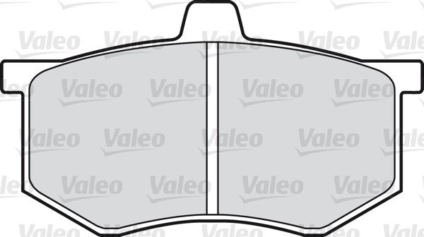 Valeo 598089 - Bremsbelagsatz, Scheibenbremse alexcarstop-ersatzteile.com