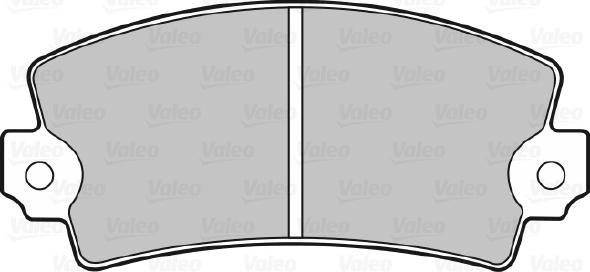 Valeo 598078 - Bremsbelagsatz, Scheibenbremse alexcarstop-ersatzteile.com