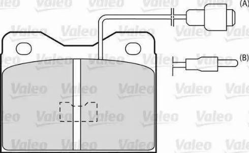 Valeo 598152 - Bremsbelagsatz, Scheibenbremse alexcarstop-ersatzteile.com