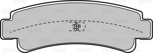 Valeo 598826 - Bremsbelagsatz, Scheibenbremse alexcarstop-ersatzteile.com