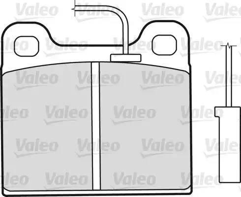 Valeo 598350 - Bremsbelagsatz, Scheibenbremse alexcarstop-ersatzteile.com