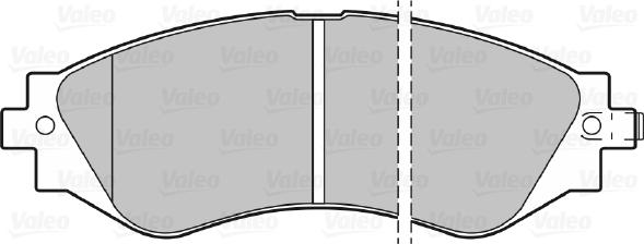 Valeo 598361 - Bremsbelagsatz, Scheibenbremse alexcarstop-ersatzteile.com