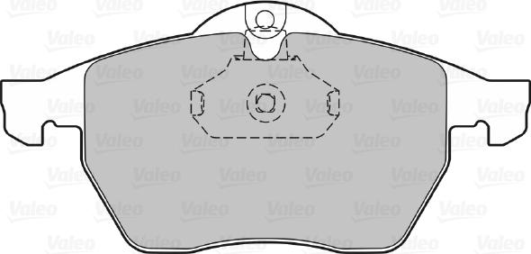 Valeo 598305 - Bremsbelagsatz, Scheibenbremse alexcarstop-ersatzteile.com