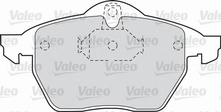 Valeo 598321 - Bremsbelagsatz, Scheibenbremse alexcarstop-ersatzteile.com