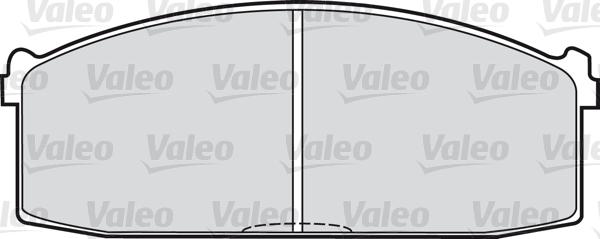 Valeo 598379 - Bremsbelagsatz, Scheibenbremse alexcarstop-ersatzteile.com