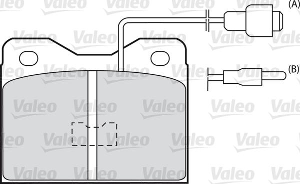 Valeo 598375 - Bremsbelagsatz, Scheibenbremse alexcarstop-ersatzteile.com