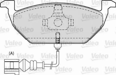 Valeo 598298 - Bremsbelagsatz, Scheibenbremse alexcarstop-ersatzteile.com