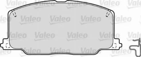 Valeo 598267 - Bremsbelagsatz, Scheibenbremse alexcarstop-ersatzteile.com