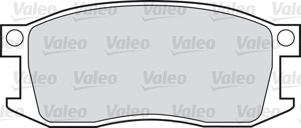 Valeo 598208 - Bremsbelagsatz, Scheibenbremse alexcarstop-ersatzteile.com