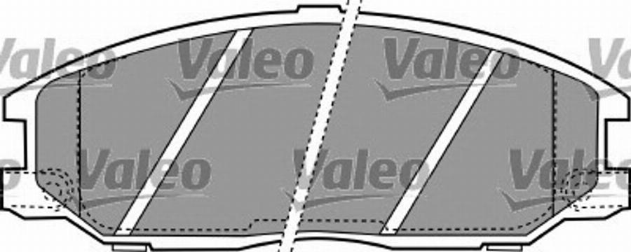 Valeo 597434 - Bremsbelagsatz, Scheibenbremse alexcarstop-ersatzteile.com