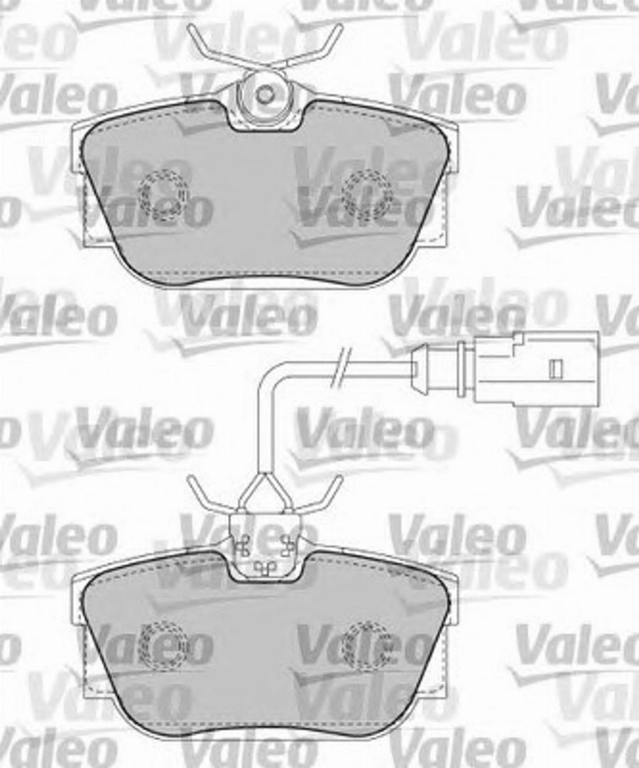 Valeo 597436 - Bremsbelagsatz, Scheibenbremse alexcarstop-ersatzteile.com