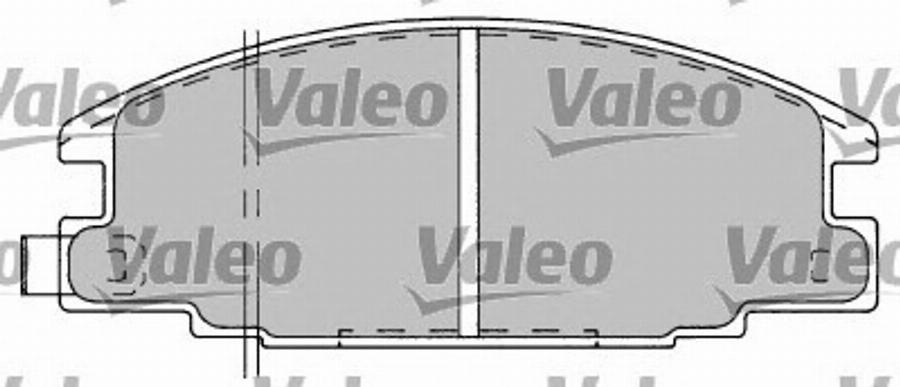 Valeo 597093 - Bremsbelagsatz, Scheibenbremse alexcarstop-ersatzteile.com