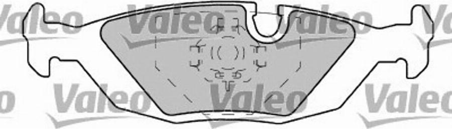 Valeo 597016 - Bremsbelagsatz, Scheibenbremse alexcarstop-ersatzteile.com