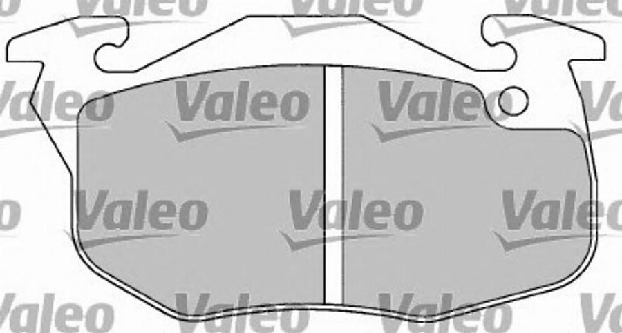 Valeo 597023 - Bremsbelagsatz, Scheibenbremse alexcarstop-ersatzteile.com