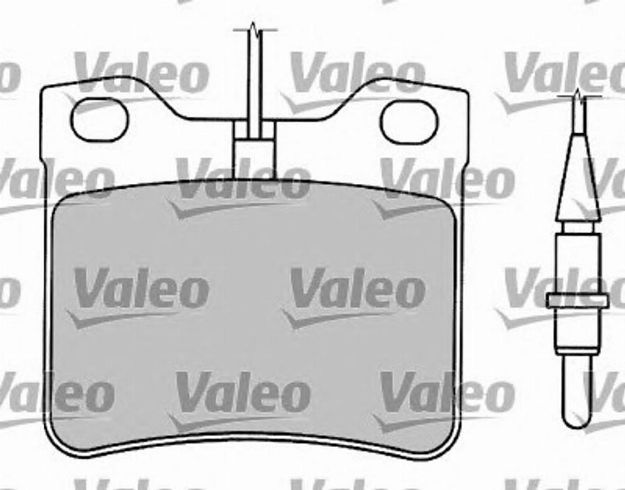 Valeo 597125 - Bremsbelagsatz, Scheibenbremse alexcarstop-ersatzteile.com