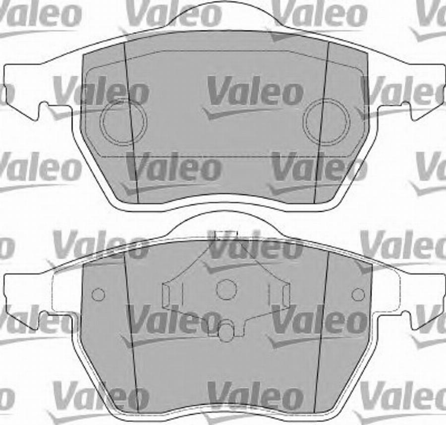 Valeo 597393 - Bremsbelagsatz, Scheibenbremse alexcarstop-ersatzteile.com