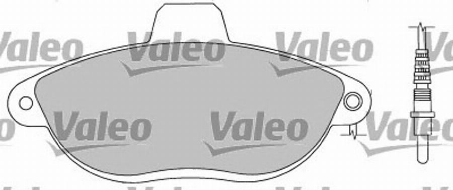 Valeo 597219 - Bremsbelagsatz, Scheibenbremse alexcarstop-ersatzteile.com