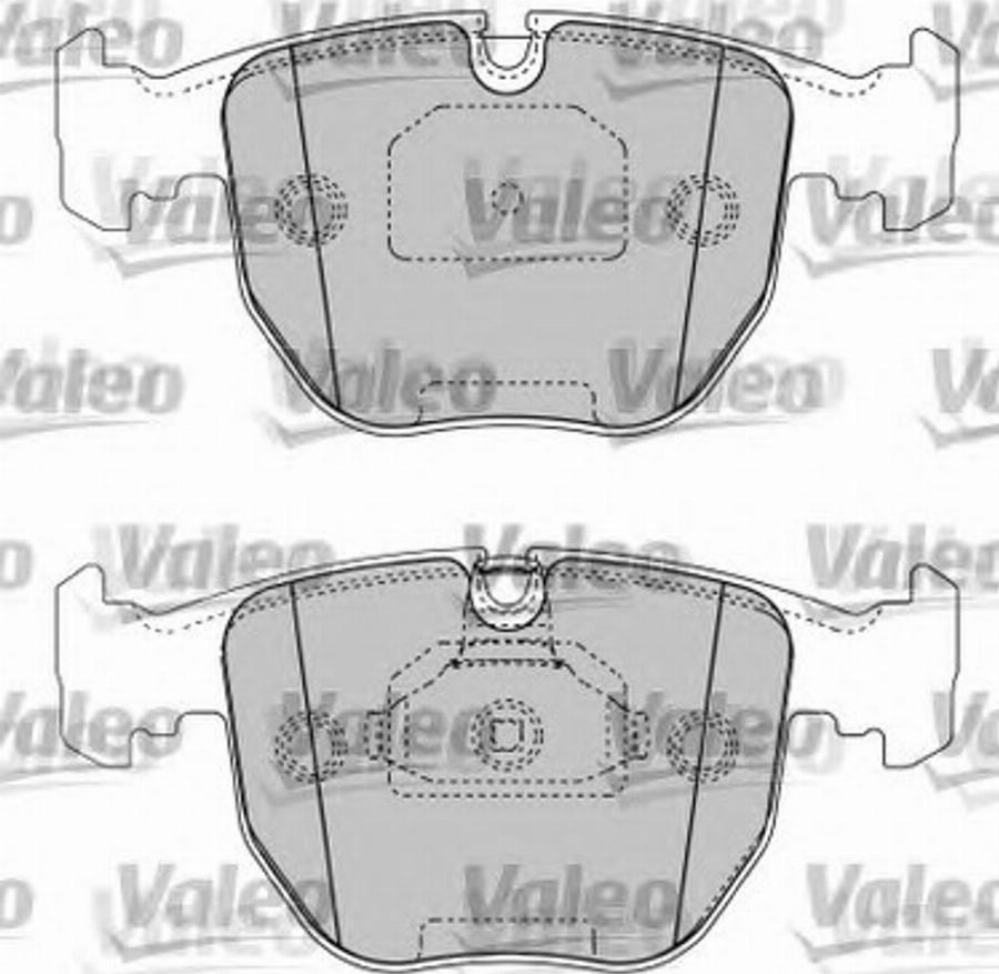 Valeo 597231 - Bremsbelagsatz, Scheibenbremse alexcarstop-ersatzteile.com