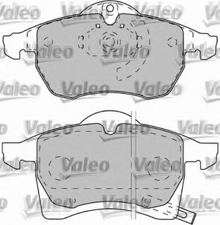 Valeo 540945 - Bremsbelagsatz, Scheibenbremse alexcarstop-ersatzteile.com