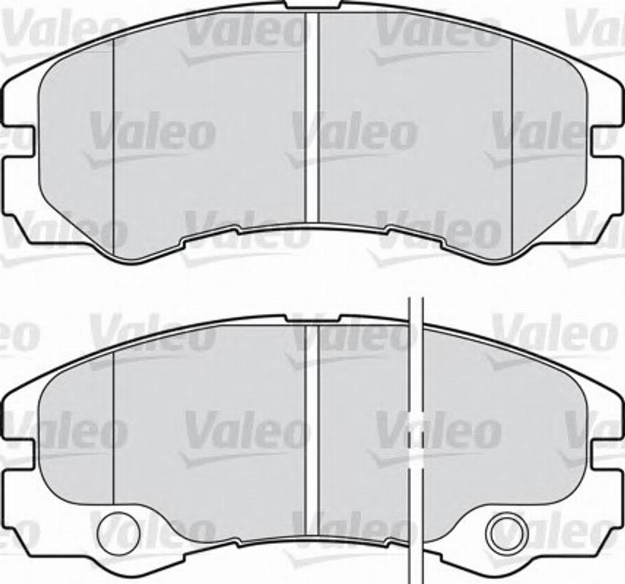 Valeo 540940 - Bremsbelagsatz, Scheibenbremse alexcarstop-ersatzteile.com