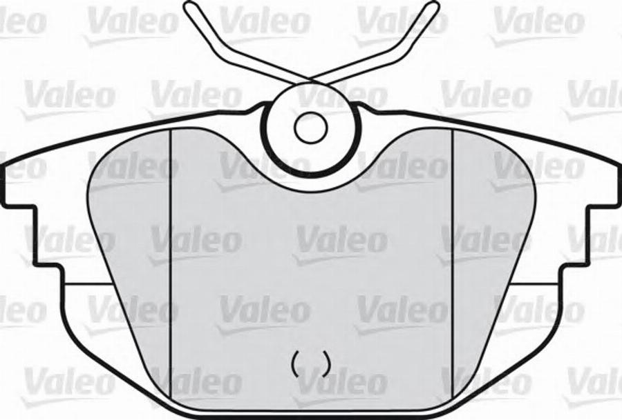 Valeo 540968 - Bremsbelagsatz, Scheibenbremse alexcarstop-ersatzteile.com