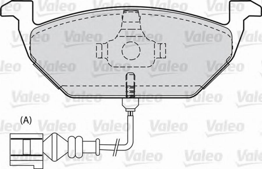 Valeo 540973 - Bremsbelagsatz, Scheibenbremse alexcarstop-ersatzteile.com