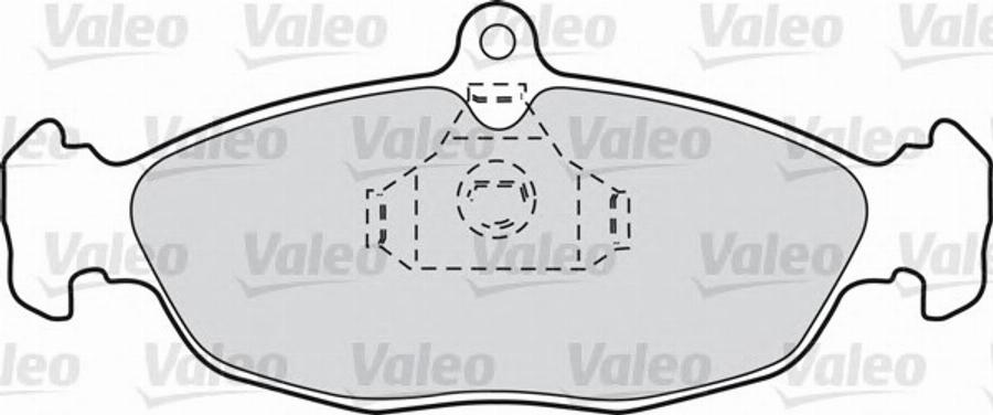 Valeo 540 493 - Bremsbelagsatz, Scheibenbremse alexcarstop-ersatzteile.com