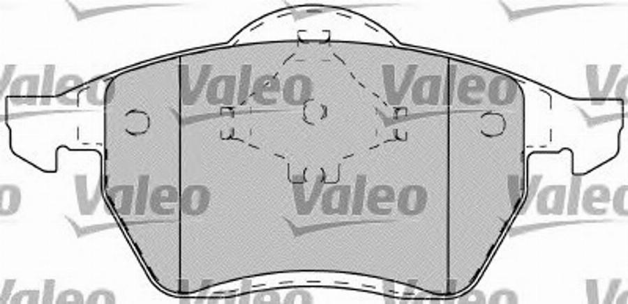 Valeo 540 497 - Bremsbelagsatz, Scheibenbremse alexcarstop-ersatzteile.com