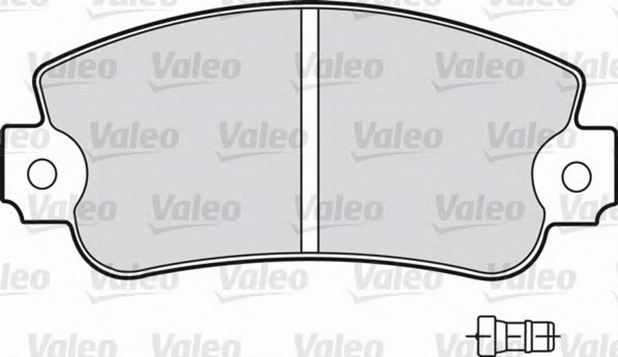 Valeo 540464 - Bremsbelagsatz, Scheibenbremse alexcarstop-ersatzteile.com