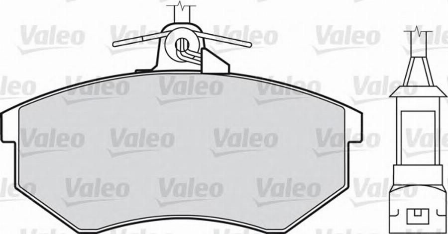 Valeo 540 401 - Bremsbelagsatz, Scheibenbremse alexcarstop-ersatzteile.com