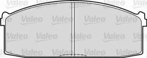 Valeo 540410 - Bremsbelagsatz, Scheibenbremse alexcarstop-ersatzteile.com