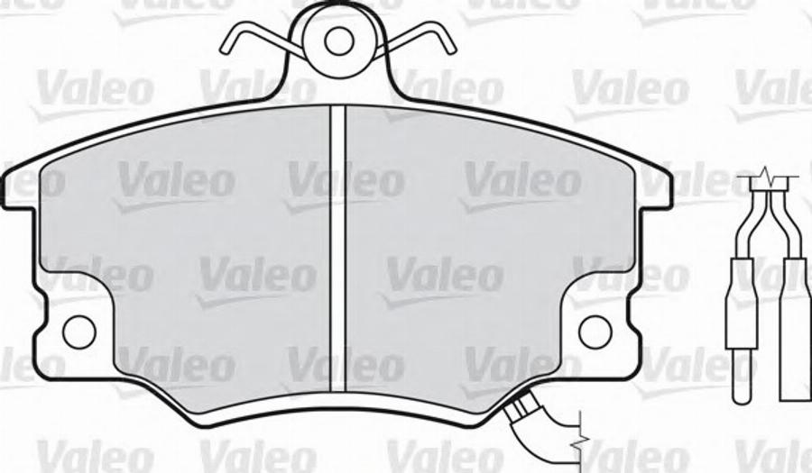 Valeo 540 483 - Bremsbelagsatz, Scheibenbremse alexcarstop-ersatzteile.com