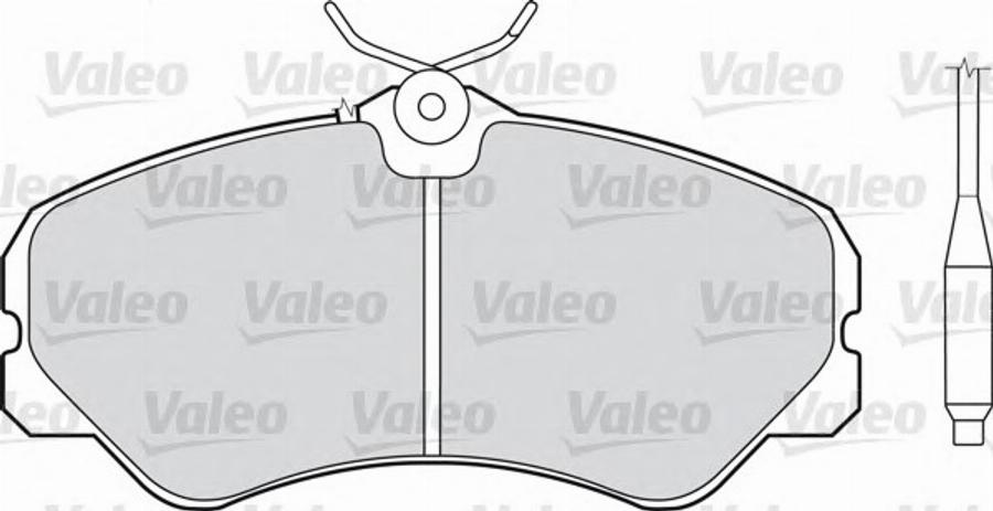 Valeo 540 434 - Bremsbelagsatz, Scheibenbremse alexcarstop-ersatzteile.com