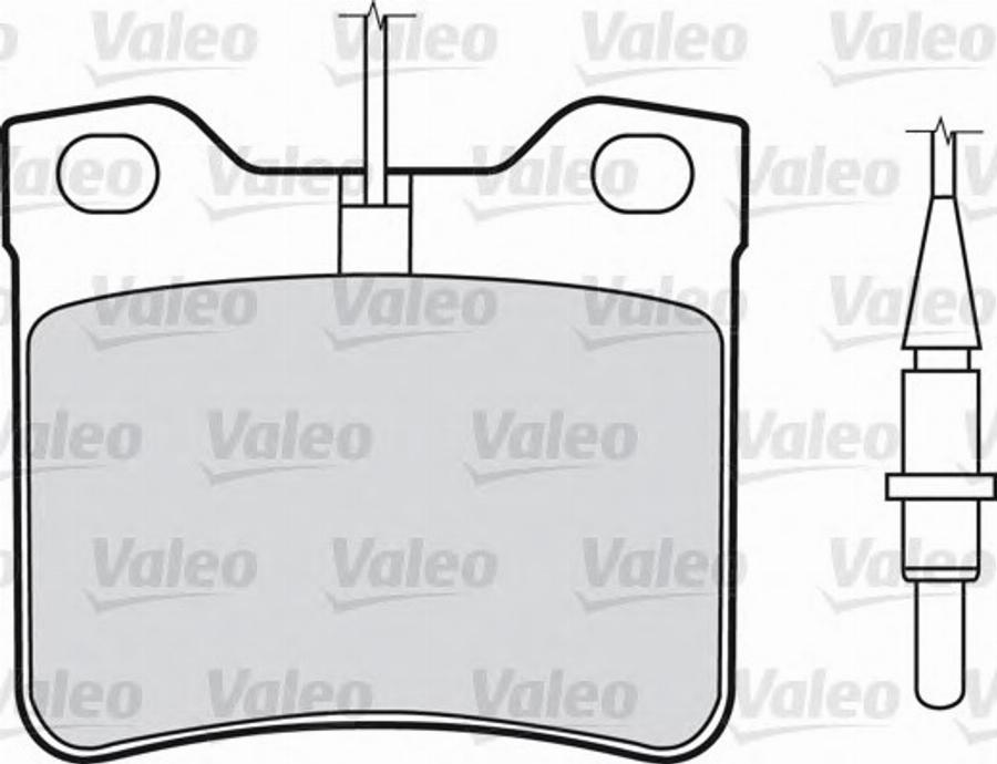 Valeo 540 429 - Bremsbelagsatz, Scheibenbremse alexcarstop-ersatzteile.com