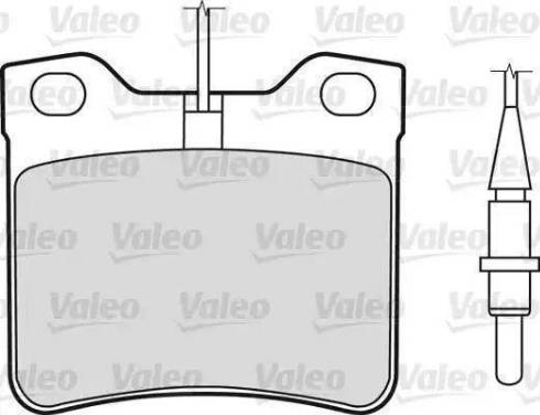 Valeo 540742 - Bremsbelagsatz, Scheibenbremse alexcarstop-ersatzteile.com