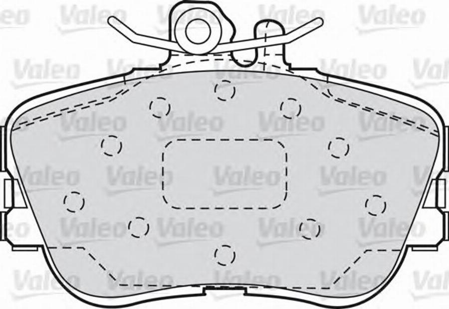 Valeo 540 559 - Bremsbelagsatz, Scheibenbremse alexcarstop-ersatzteile.com