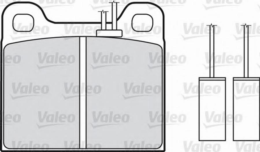 Valeo 540077 - Bremsbelagsatz, Scheibenbremse alexcarstop-ersatzteile.com