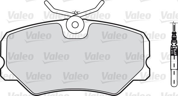 Valeo 540148 - Bremsbelagsatz, Scheibenbremse alexcarstop-ersatzteile.com