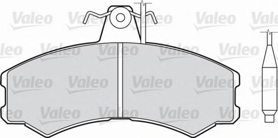 Valeo 540 107 - Bremsbelagsatz, Scheibenbremse alexcarstop-ersatzteile.com