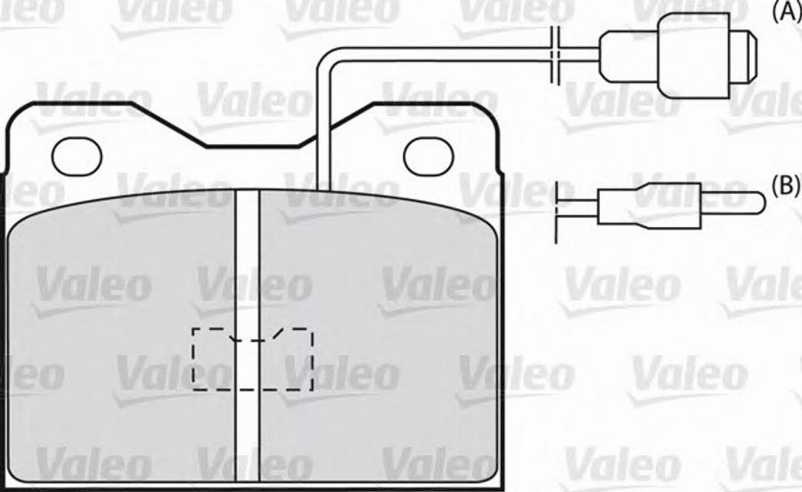 Valeo 540115 - Bremsbelagsatz, Scheibenbremse alexcarstop-ersatzteile.com