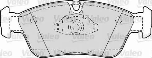 Valeo 598604 - Bremsbelagsatz, Scheibenbremse alexcarstop-ersatzteile.com